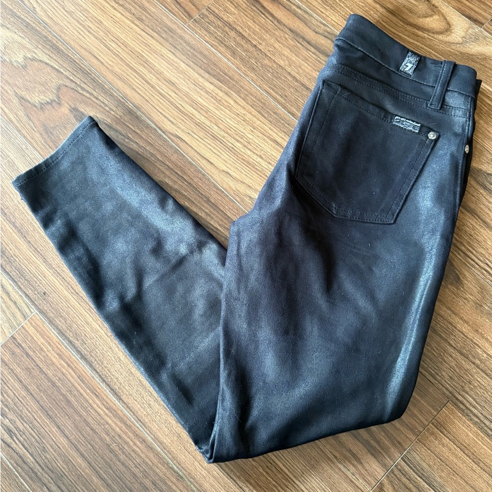 7 For All Mankind Women's Black Jeans